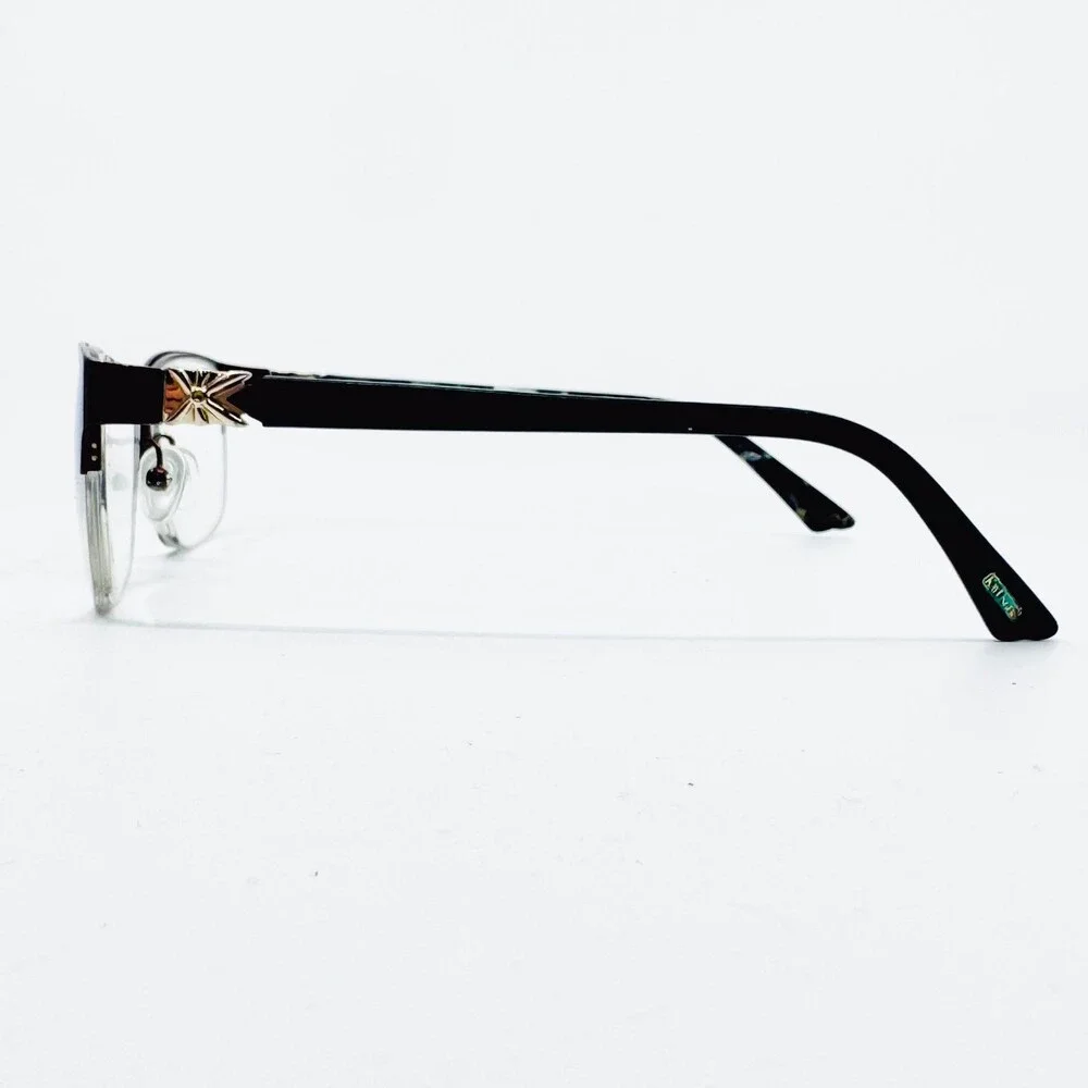 Kay Unger Eyeglasses Womens Brown Semi-Rimless K180 53-17-135